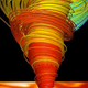 Illustration for article titled Thousands of Massive Plasma Tornadoes Discovered in Suns Atmosphere